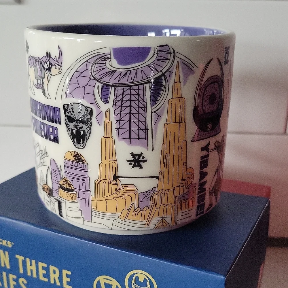 Starbucks 2023 Marvel Wakanda 14oz. Mug Discontinued Been There Collection